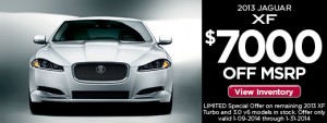 president day jaguar sale_XF_$7000OFF2013