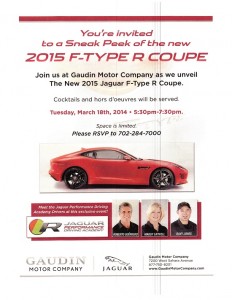 2015 Jaguar ftype r coupe debut